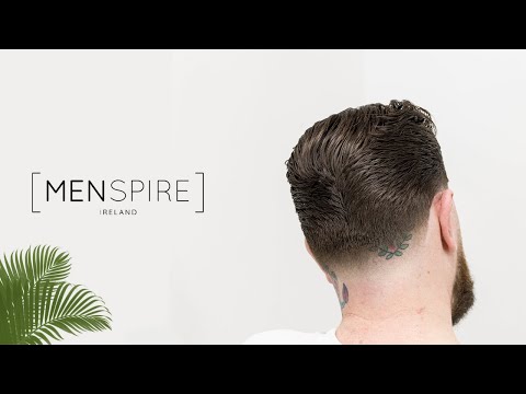 Видео: Стрижка градуированная и плавно переходящая в ступенчатую форму, руководство парикмахера | MENSPI...