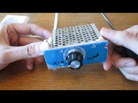 Видео: Трепанация регулятора скорости вентилятора Reb 1N, SB033 и китайского с Алиэкспресс