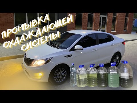 Видео: Замена антифриза Киа Рио 3, 5-ти этапная промывка! KiaRio 3, Hyndai Solaris совместно с Lavr