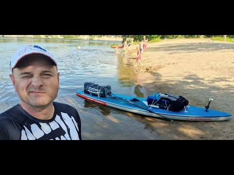 Видео: Сплав по реке Вуокса на SUP board, Каменногорск - Лосево.