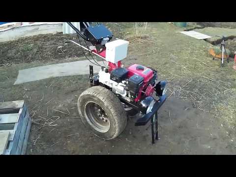 Видео: Мотоблок Угра. Модернизация продолжается.