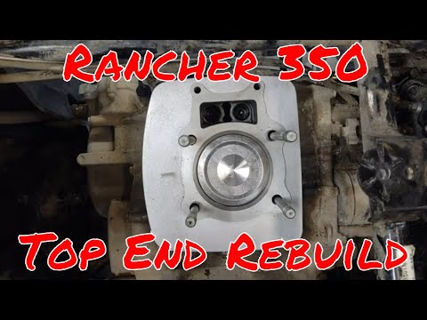 Видео: Ремонт верхней части Honda Rancher 350