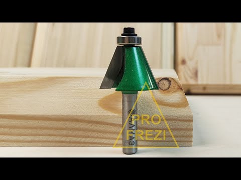 Видео: Кромочная фреза для снятия фаски Алмаз 1024 22,5 градусов. Фрезы для ручного фрезера