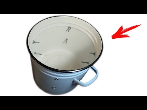 Видео: ШИКАРНАЯ САМОДЕЛКА ИЗ ОБЫЧНОЙ КАСТРЮЛИ! ПРИГОДИТСЯ ДОМА!