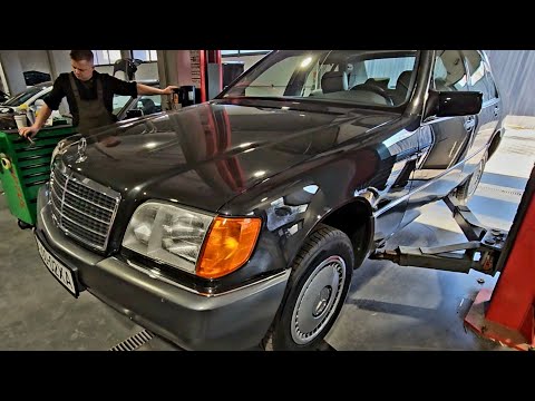 Видео: Новый Mercedes W140 13.000 км пробег. Капсула времени! ТЕПЕРЬ ВАС НЕ ОБМАНУТ.