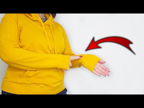 Видео: Как укоротить рукава толстовки  | Хитрости ремонта одежды