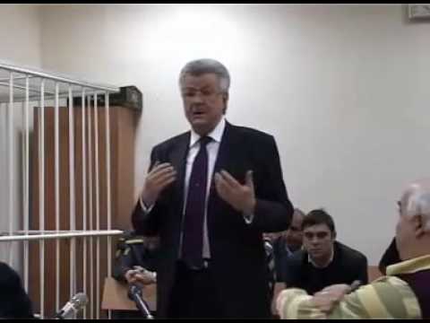 Видео: ВЫСТУПЛЕНИЕ НОВОЛОДСКОГО Ю. М.  В СУДЕ - часть 7