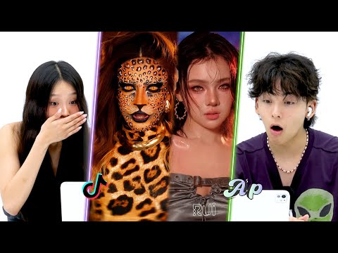 Видео: Реакция корейцев на челлендж GRR в TikTok｜asopo