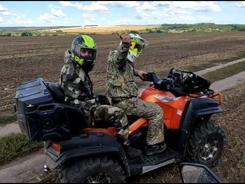 Видео: Квадро покатушка Сергач - Спасское