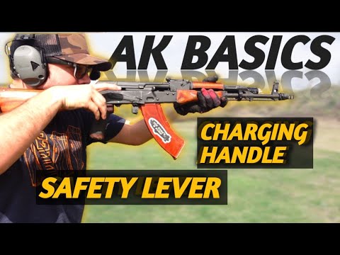 Видео: Как пользоваться рычагом предохранителя и рукояткой перезарядки АК-47: просто и эффективно.
