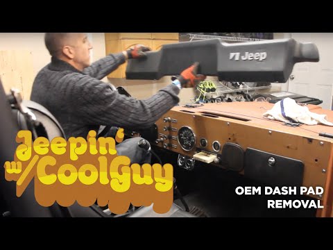 Видео: Снятие приборной панели Jeep CJ7