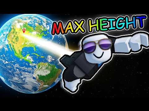 Видео: достигнув МАКСИМАЛЬНОЙ высоты в Roblox полетите в космос...