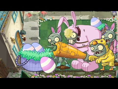 Видео: РАСТЕНИЯ против ЗОМБИ 2 или PLANTS vs ZOMBIES 2. Серия 103: Пасхальные зомби