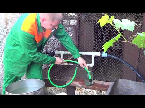 Видео: КОРНЕВАЯ ПОДКОРМКА Винограда при Помощи ИНЖЕКТОРА ВЕНТУРИ