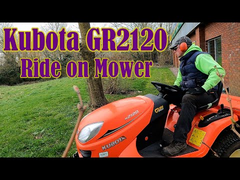Видео: Газонокосилка Kubota GR2120