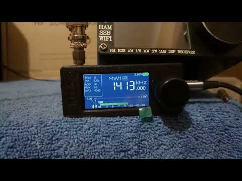 Видео: Бегло по ночным диапазонам.Mini SI4732 DSP