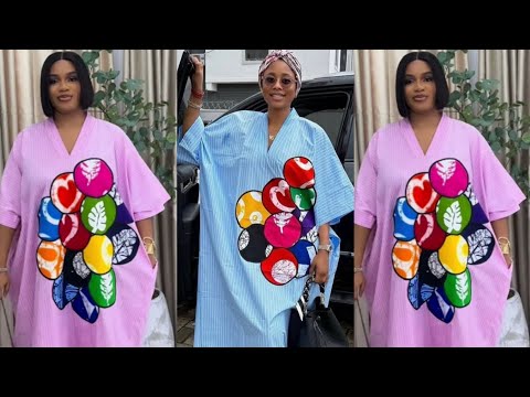 Видео: Как сшить модный полосатый кафтан «бубу» с заплатками в виде кругов Анкары