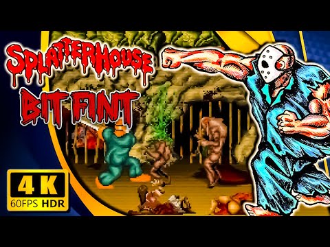 Видео: SPLATTERHOUSE I -1988 Arcade Horror Game | Прохождение На РУССКОМ | 60 FPS