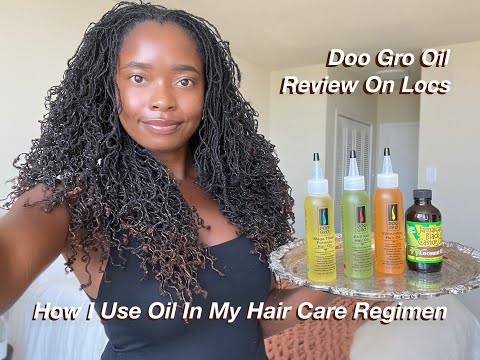 Видео: Уход за волосами с помощью масла на локонах | Обзор Doo Gro, как наносить масло на зрелые локоны