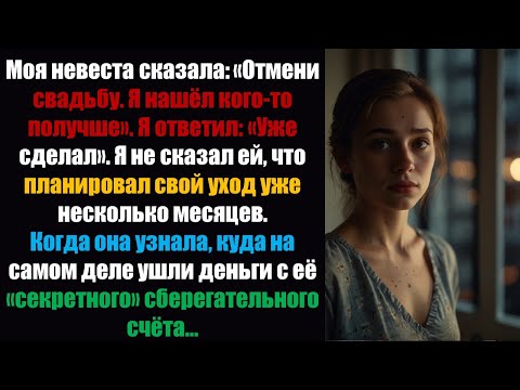 Видео: Моя невеста сказала: «Отмени свадьбу. Я нашёл кого-то получше». Я ответил: «Уже сделал». Что я не...