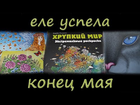 Видео: конец мая, чудом успела, новая раскраска