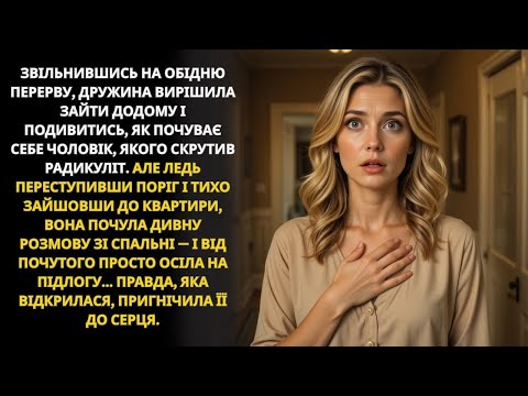 Видео: Прийшла навідати хворого чоловіка вдень, але тихо зайшовши, побачила зовсім не те
