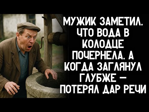Видео: Мужик заметил, что вода в колодце почернела, а когда заглянул глубже — потерял дар речи...