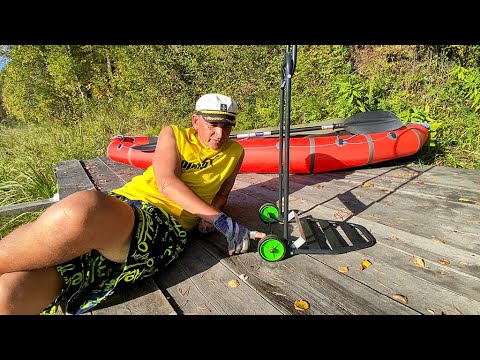 Видео: Легкая лодка Виктория и река_часть 1