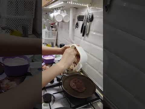 Видео: Тортик из клетчатки на перекус🍰🍒🍵✨