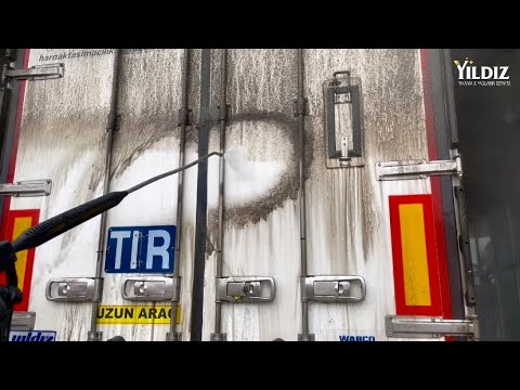 Видео: Текущая ГРЯЗЬ Самый противный грузови !Как помыть грязный грузовик с помощью мойки высокого давления