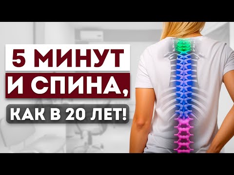 Видео: Только ЭТО упражнение снимает БОЛЬ В СПИНЕ! Как легко избавиться от боли за 5 минут?