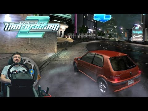 Видео: Угарный дрифт на допиленном Пыже и охреневшие боты в Need for Speed: Underground 2