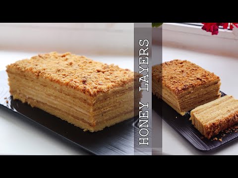 Видео: ДОМАШНИЙ МЕДОВИК С КРЕМОМ ИЗ СМЕТАНЫ И ВАРЁНОЙ СГУЩЁНКИ | Russian Honey Cake | #Juli_FoodSweets