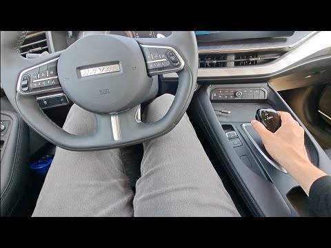 Видео: Haval F7x. Особенности коробки-робота. Мануальный режим, подрулевые лепестки.