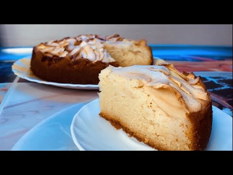 Видео: Яблочный пирог на рисовой муке//Очень нежный, тает во Рту!