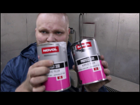 Видео: Обзор грунта Novol 330 ( покрас мокрое по мокрому )