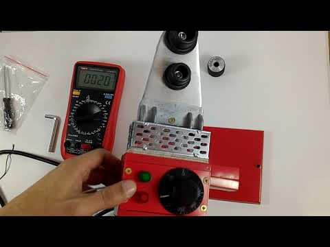 Видео: Дешевый паяльник для труб INTERTOOL RT-2101 (PPR 20-32 мм, 800 Вт, 0-300°С, 230 В)