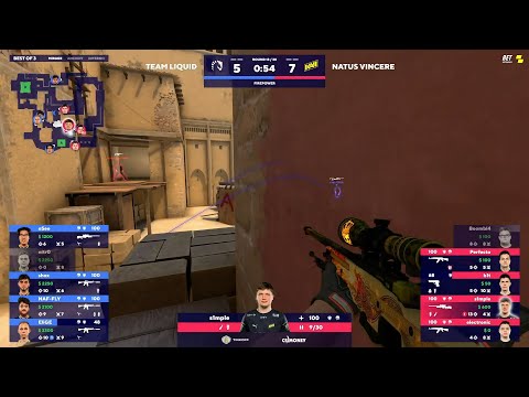 Видео: NAVI против LIQUID l MIRAGE l BLAST Premier 2022