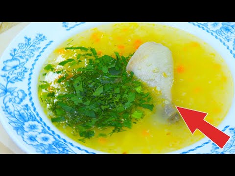 Видео: Вкусный суп "Полевой". Как приготовить куриный суп с пшеном.