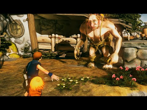 Видео: Brothers: A Tale of Two Sons бесплатно в епик сторе. Первый взгляд на игру про двух братьев.
