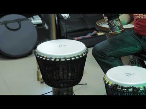 Видео: Джембе с Антонио Грамши. Мастер класс в Бастоне. Часть 1