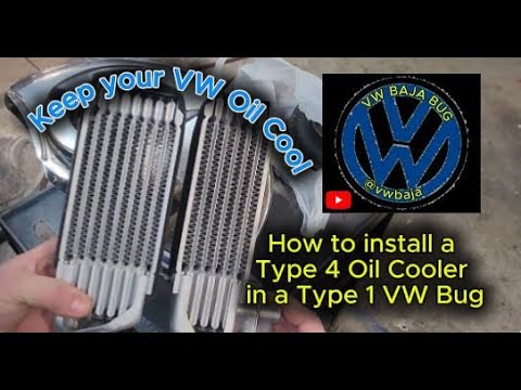 Видео: Тип 4 масляный радиатор на двигателе VW типа 1 - Часть 1