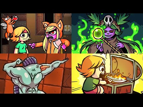Видео: Ittle Dew - ОСТРОВ СОКРОВИЩ, ГОЛОВОЛОМОК И ИСПЫТАНИЙ - Полное прохождение игры
