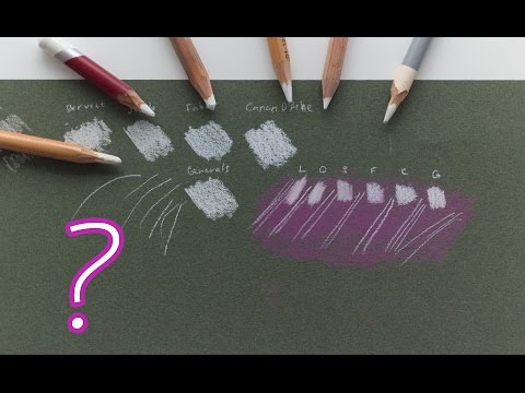 Видео: Самый белый. Тест пастельных карандашей