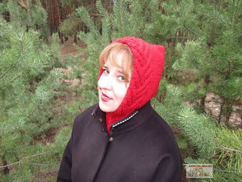Видео: Мастер-класс по вязанию женского капора узором Колосок и лицевой гладью