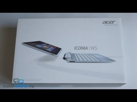 Видео: Распаковка Acer Iconia W510 (W5) (unboxing): док-клавиатура и планшет