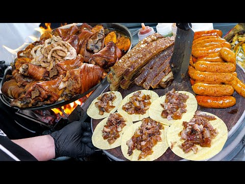 Видео: Лучшая уличная еда в мире!! Невероятные тако в мексиканском стиле ЛУЧШИЕ 3 / Корейская уличная еда