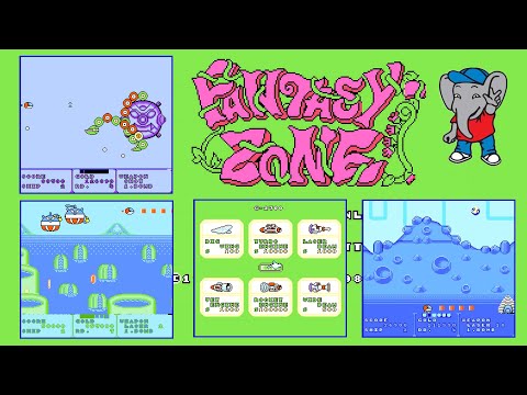 Видео: Fantasy Zone (NES / Денди) - Прохождение. БЕЗ КОММЕНТАРИЕВ. НЕ СПЛЮЩЕННАЯ картинка, [1080p60 HD]