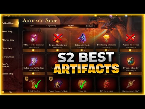Видео: Не покупайте хлам! Лучшие артефакты для покупки во 2 сезоне Dragonheir: Silent Gods x Dragonstride