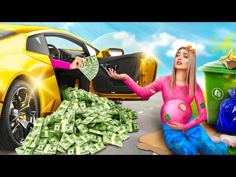 Видео: Беременную Девушку Выгнали из Дома! Бедная Беременная в Семье Миллионеров